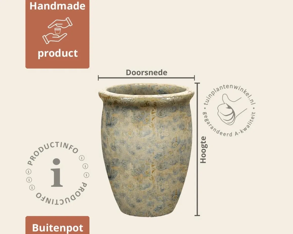 Bloempot Vikan 01 champagne