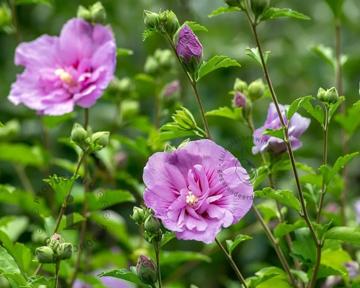 Hibiscus syriacus 'Lavender Chiffon'