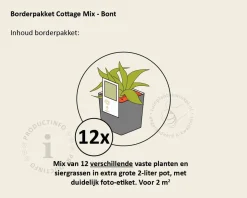 Mix borderpakket Cottage Mix - Bont