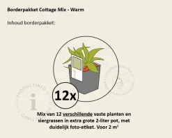 Mix borderpakket Cottage Mix - Warm