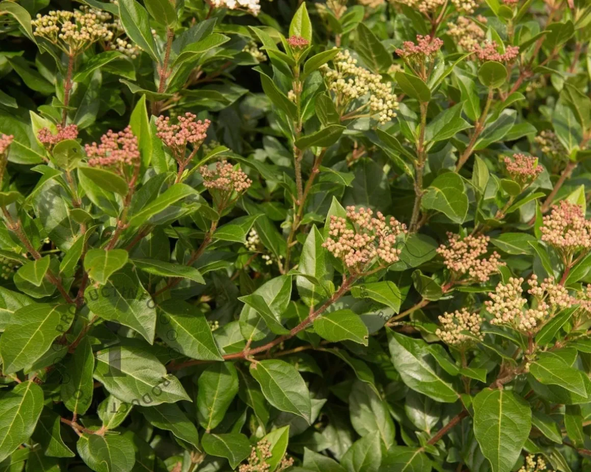 Viburnum tinus 'Eve Price'